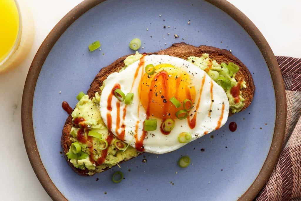 eggs and avocado—filling