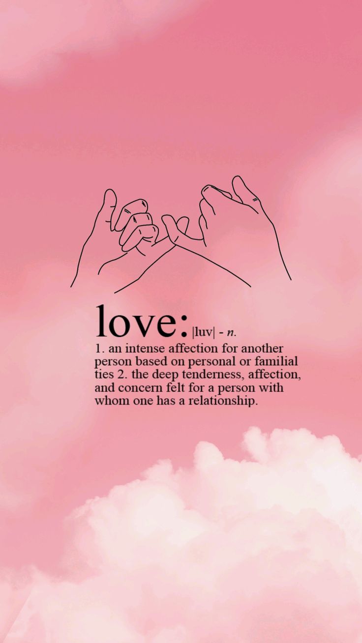 We Were Just Talking About Love.